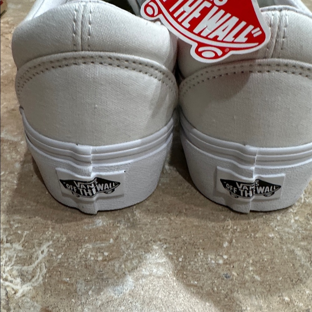 Vans Old Skool Platform True White Women’s 7.5 / Men’s 6 NWT - Picture 3 of 8